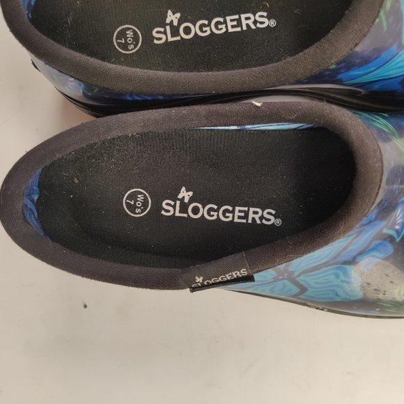 Sloggers - Floral Rubber Clogs - Size 7 - Picture 7 of 7